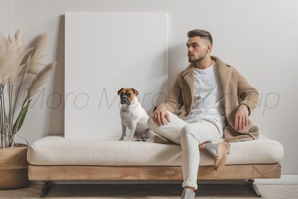 Dog Dad Wall Art Mockup Review