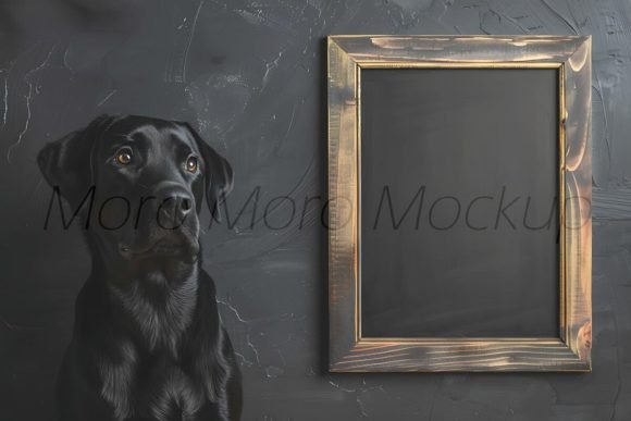 Dog Lover Black Posters Mockup