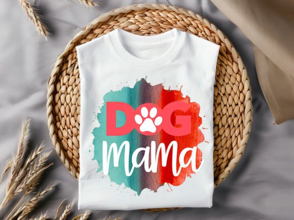 Dog Mama Sublimaton T-Shirt Design