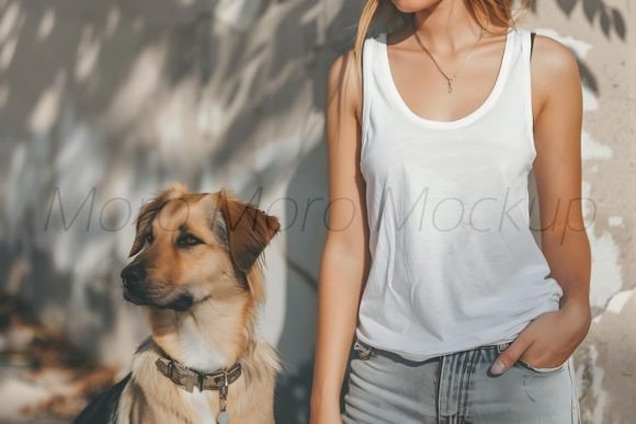 Dog Mom Tank Tops Mockup Review