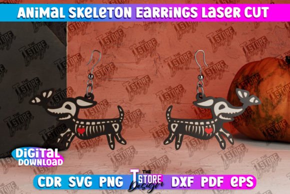 Dog Skeleton Earrings: Design Review