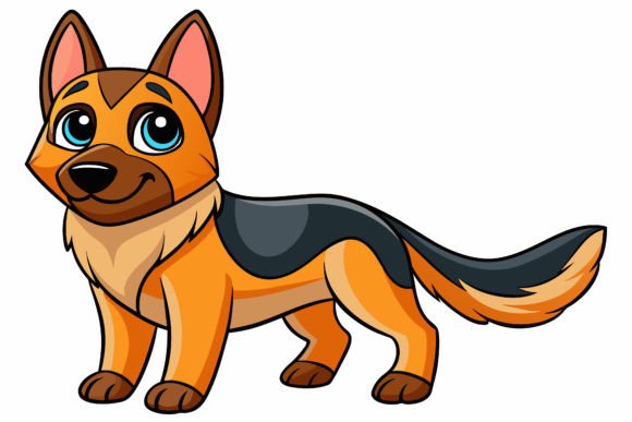 Dog Vector Illustration Design