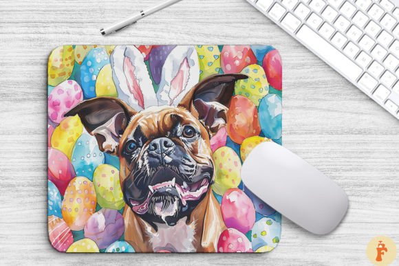 Easter Boxer Dog Background: A Designer Evaluation