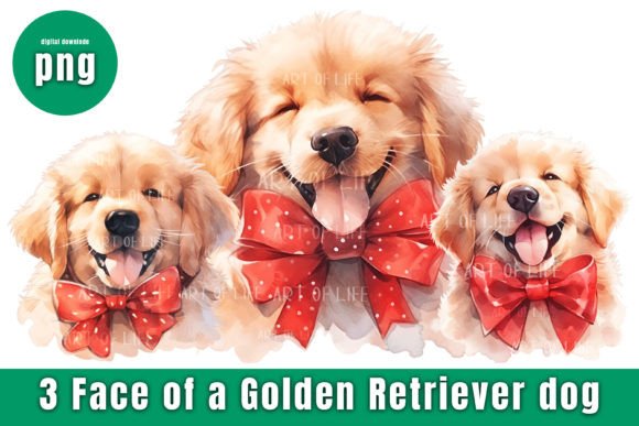 Golden Retriever Dog Clipart: A Designer's Take