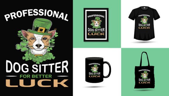 St. Patrick's Day Dog Sitter T-Shirt Design Review
